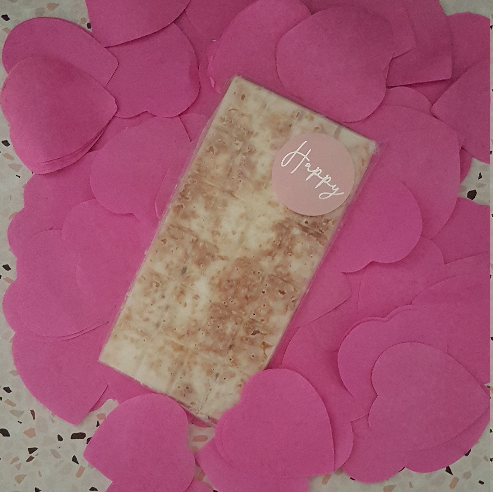 Tablette de Fondant Senteur Fleur Coton et Ces Roses Séchées