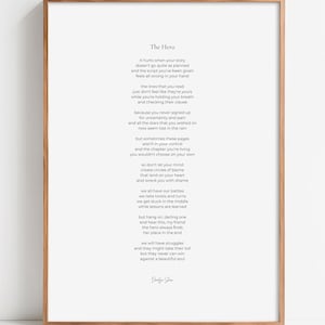 Poema impresso do herói - Poesia original da esperança (download digital em formato A4)