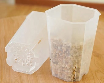 Clear Plastic Pots (10-Pack)