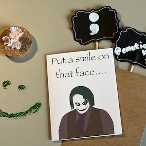Creed como Coringa | o cartão emocional do escritório | Apoio edificante | Cartas Emocionais com Envelope