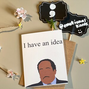 Stanley Hudson | o cartão emocional do escritório | Apoio edificante | Cartas Emocionais com Envelope