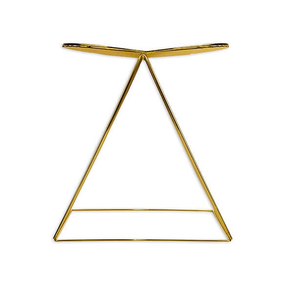 Art Deco Style Modern Gold Wire Table With Dualstanding Legs Etsy UK