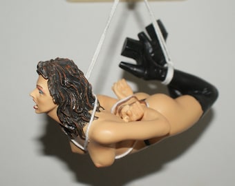 Erotisch beeldje, 18+, polystone, Thema BDSM, figurine, figure