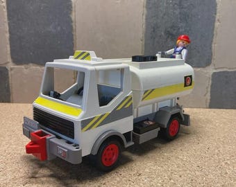 Playmobil, Klicky, Geobra, camion-citerne vintage, 3173, article rare !
