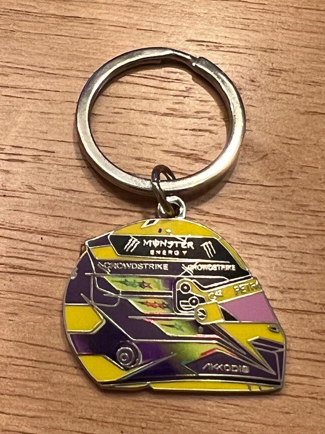 Lewis 2023 Lewis Hamilton's 2023 Helmet, Mercedes AMG F1 Keyring - Etsy