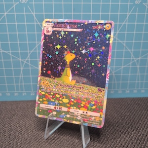 Carta personalizada de Pokémon de calidad TCG Ampharos Triunfo Ligero