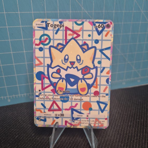 Togepi A4 173 / Wisdom of Sea and Sky / Pokemon tcg quality custom Card