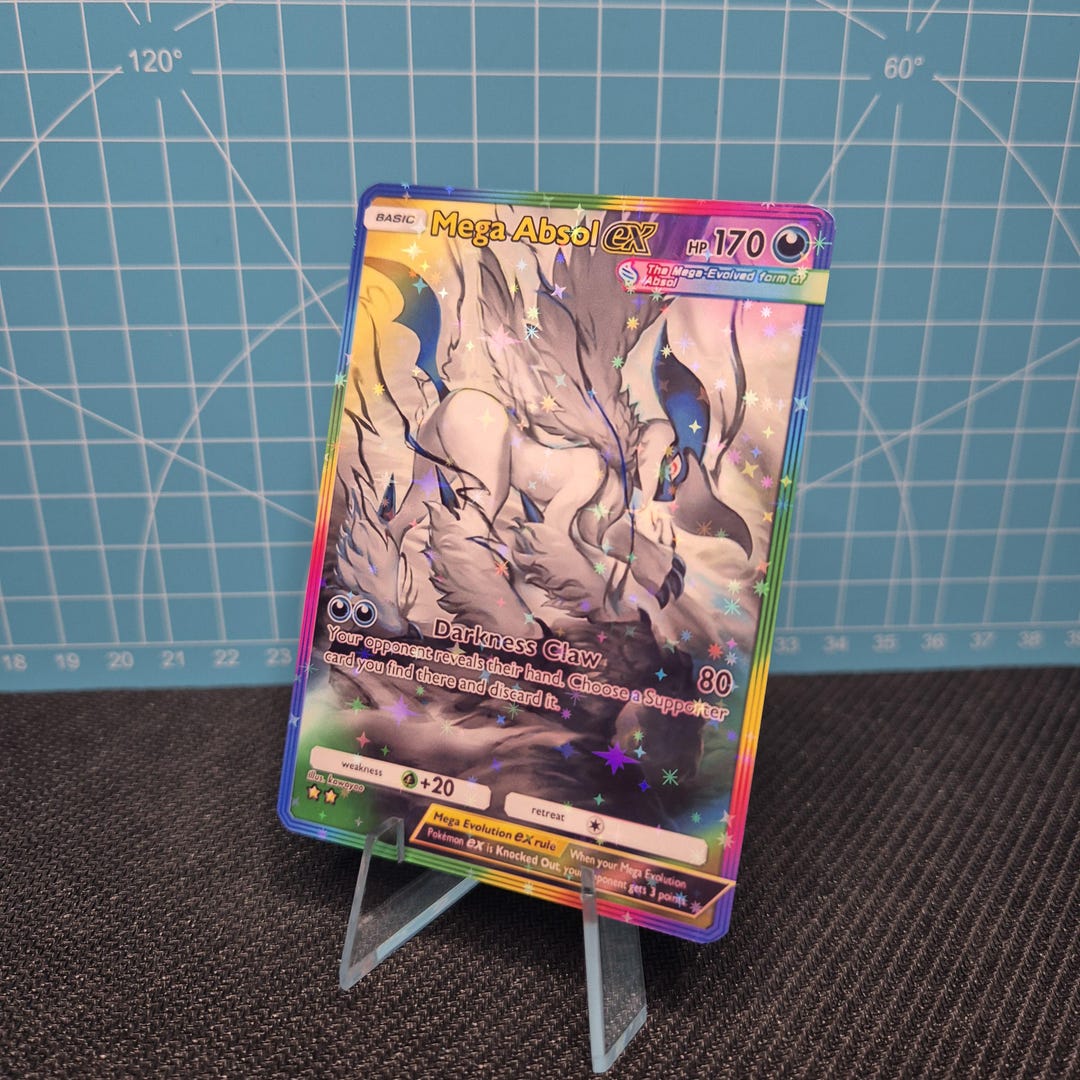 Mega Absol EX B1 / Mega Rising / Pokemon Tcg Quality Custom Card - Etsy
