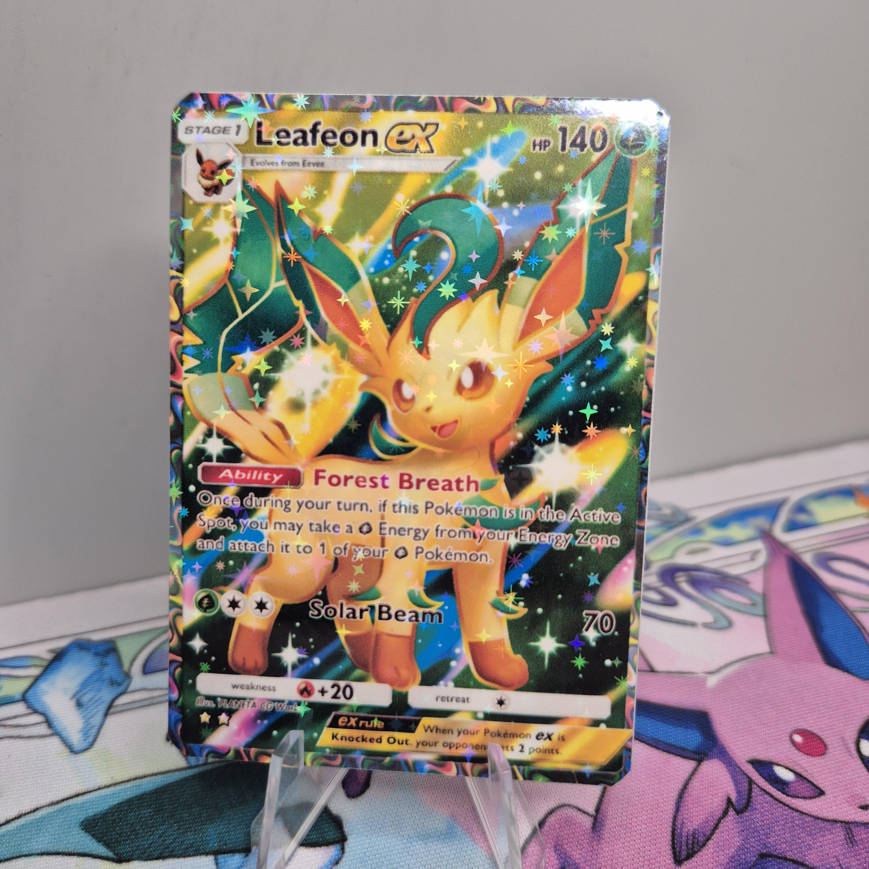 リーフィア EX A2a 82 / 勝利の光 / ポケモン TCG 品質カスタムカード