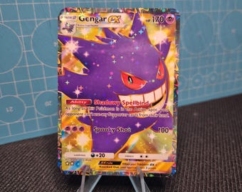 gengar x pokemon card JUMBO Gengar EX Oversized Card 34/119 XY Phantom Forces Pokmon NM