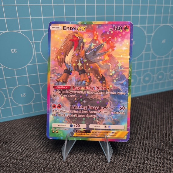 Entei EX A4a 87 / Secluded Springs / Pokemon Tcg Quality Custom Card - Etsy