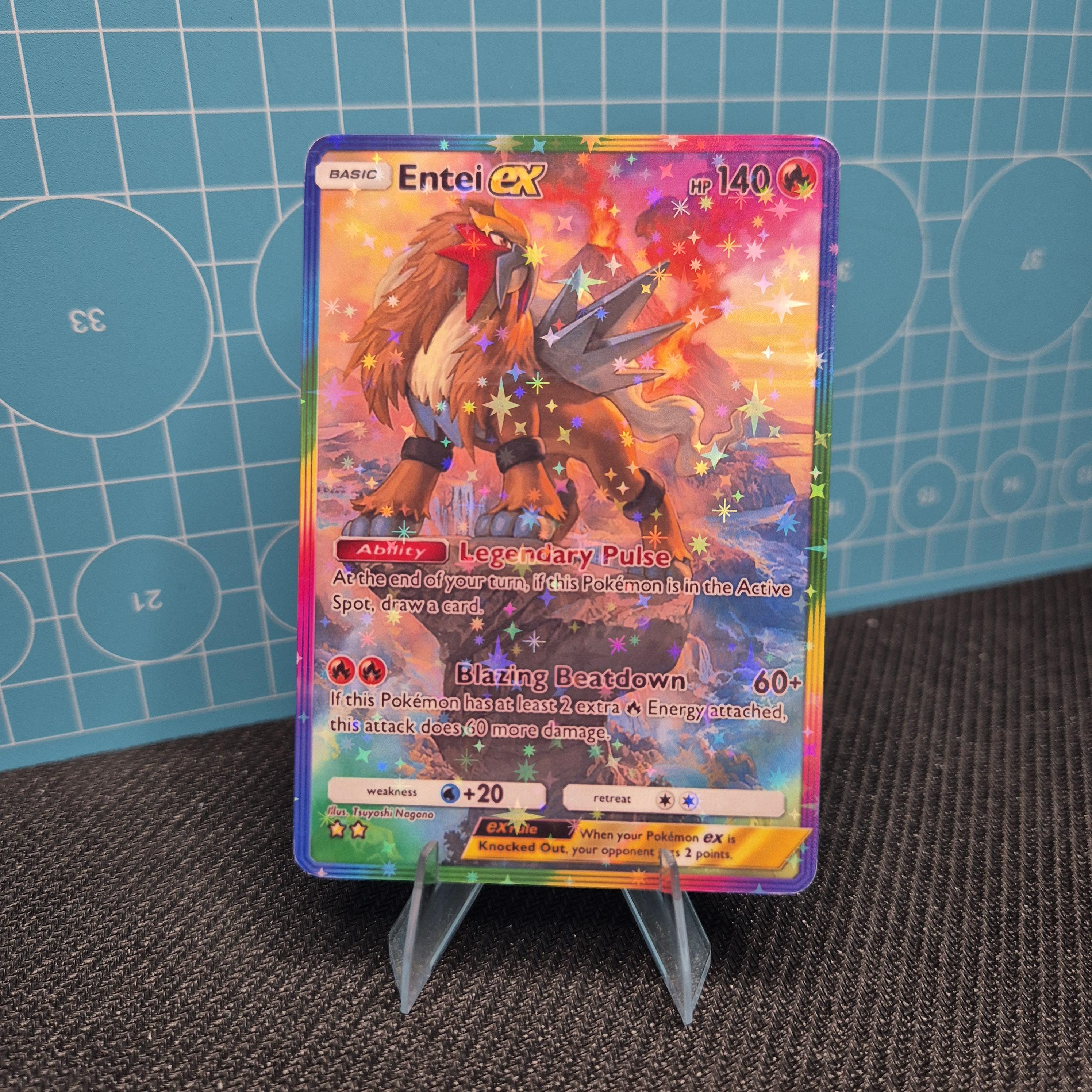 Entei EX A4a 87 / Secluded Springs / Pokemon Tcg Quality Custom Card - Etsy