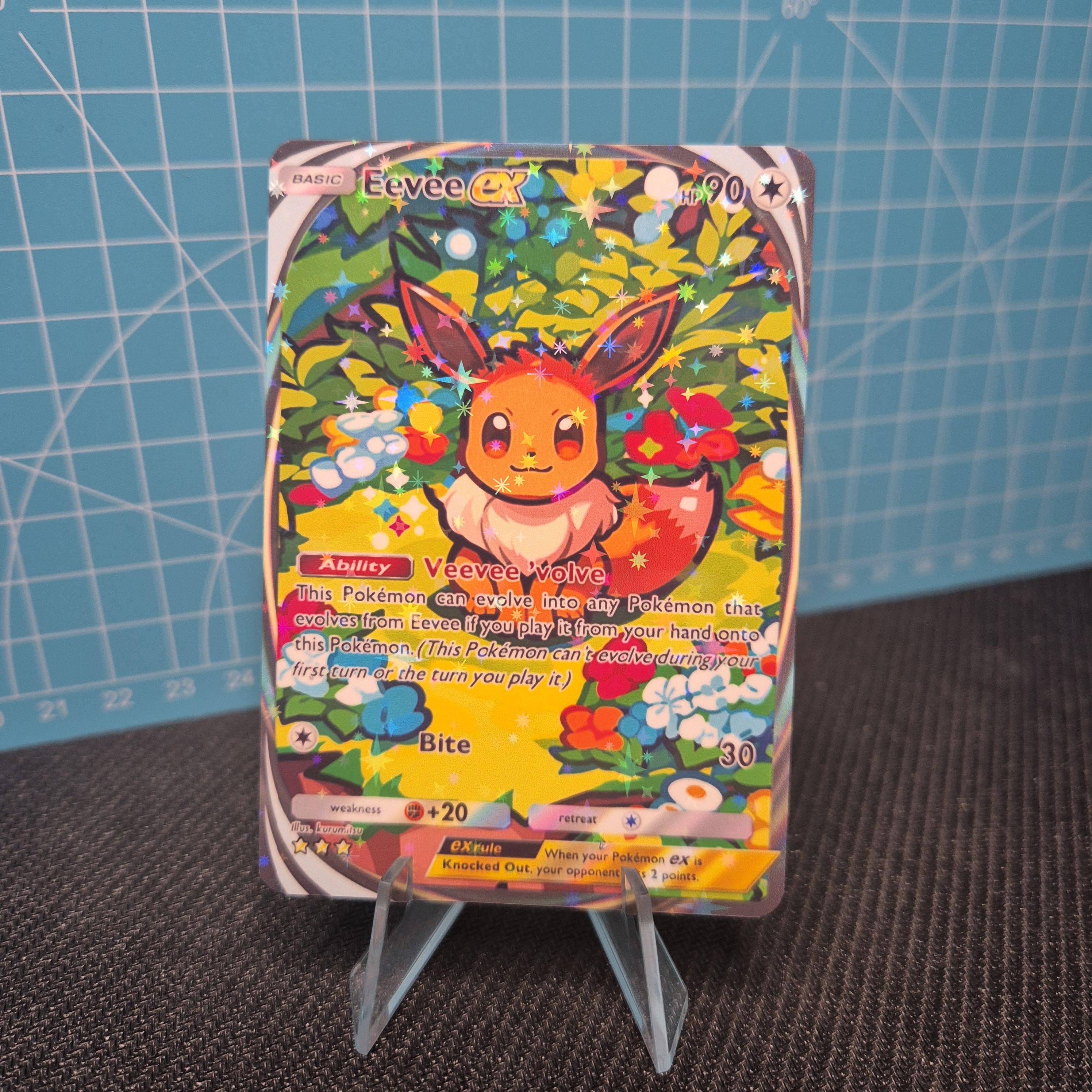 Eevee EX 92 / Eevee Grove / Pokemon Tcg Quality Custom Card - Etsy