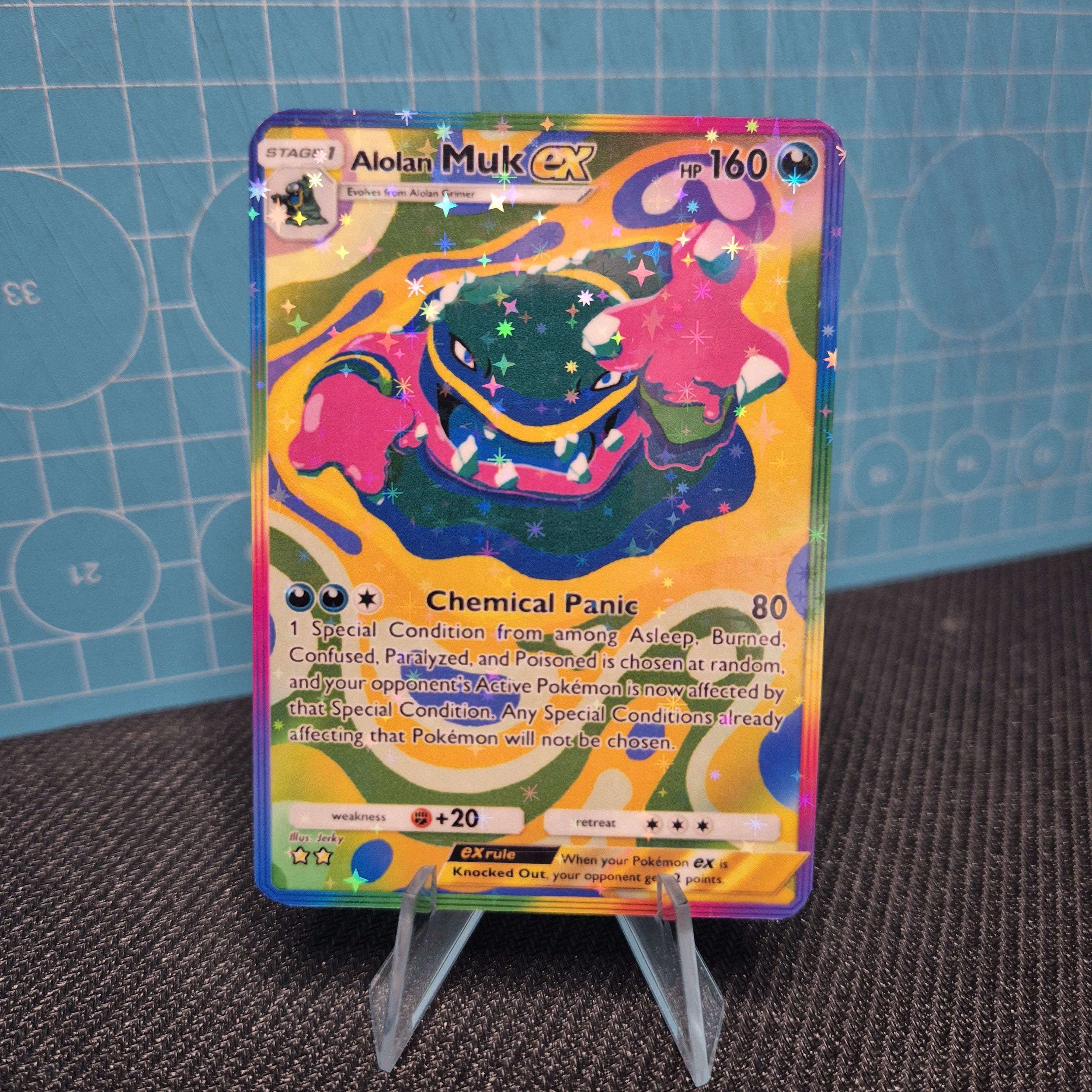 Alolan Muk EX A3 / Celestial Guardians / Pokemon tcg quality custom Card