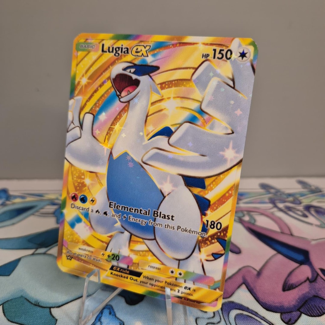 Lugia EX A4 241 / Wisdom of Sea and Sky / Pokemon Tcg Quality Custom Card -  Etsy