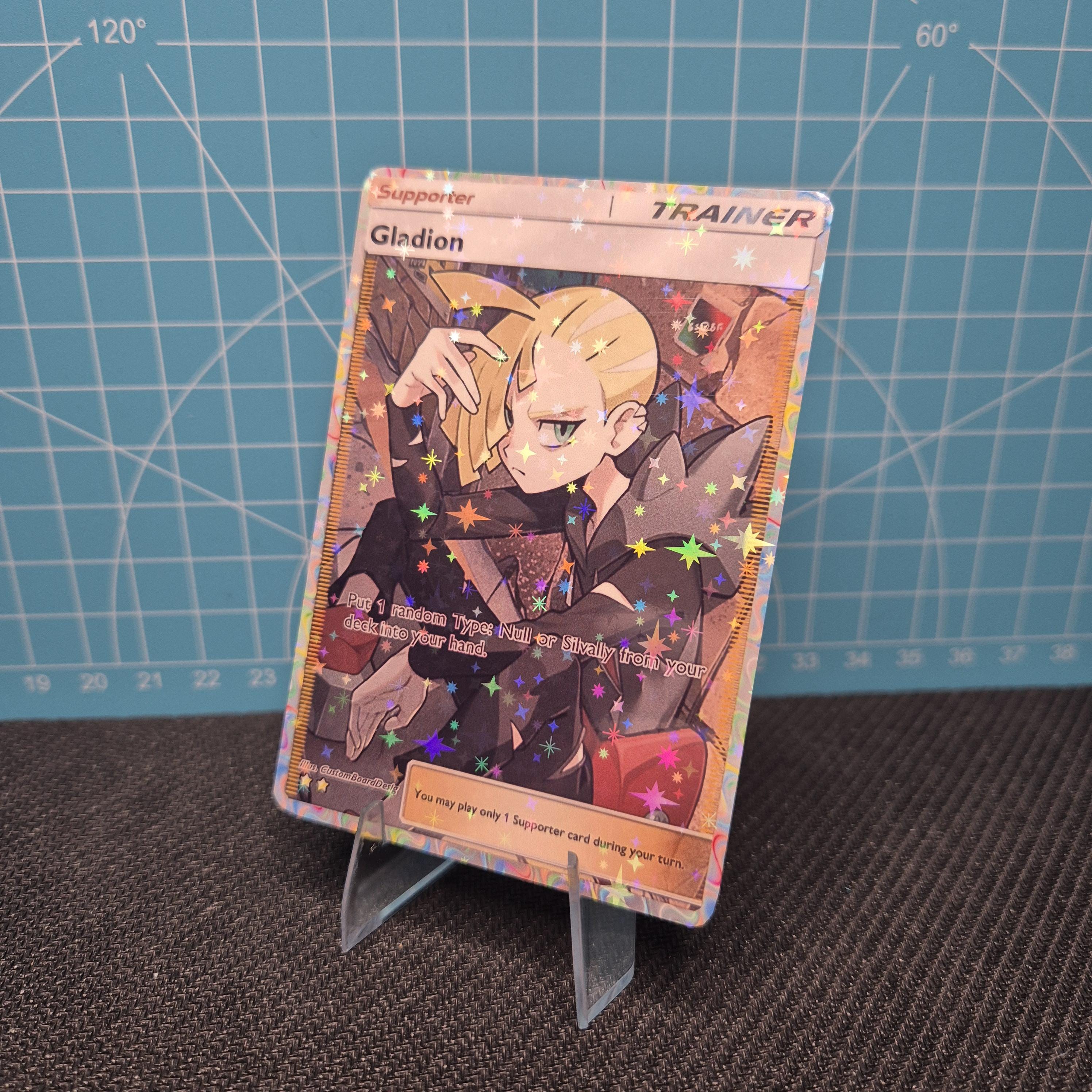 pokemon card gladion Pokemon Gladion Crimson Invasion 109/111 Holo Full Art Near Mint!