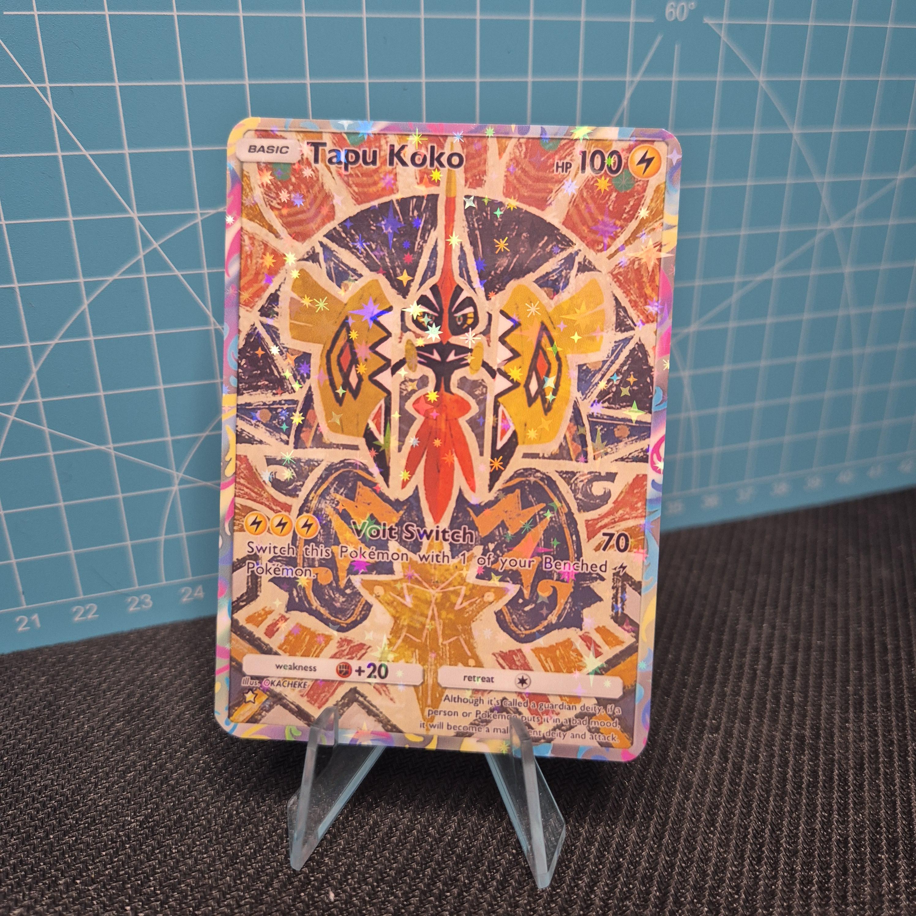 Tapu Koko A3 / Celestial Guardians / Pokemon Tcg Quality Custom