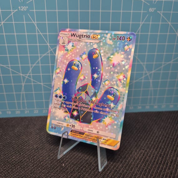 wugtrio ex pokemon card Wugtrio ex (Double Rare) 060/162 Pokmon Scarlet & Violet Temporal Forces