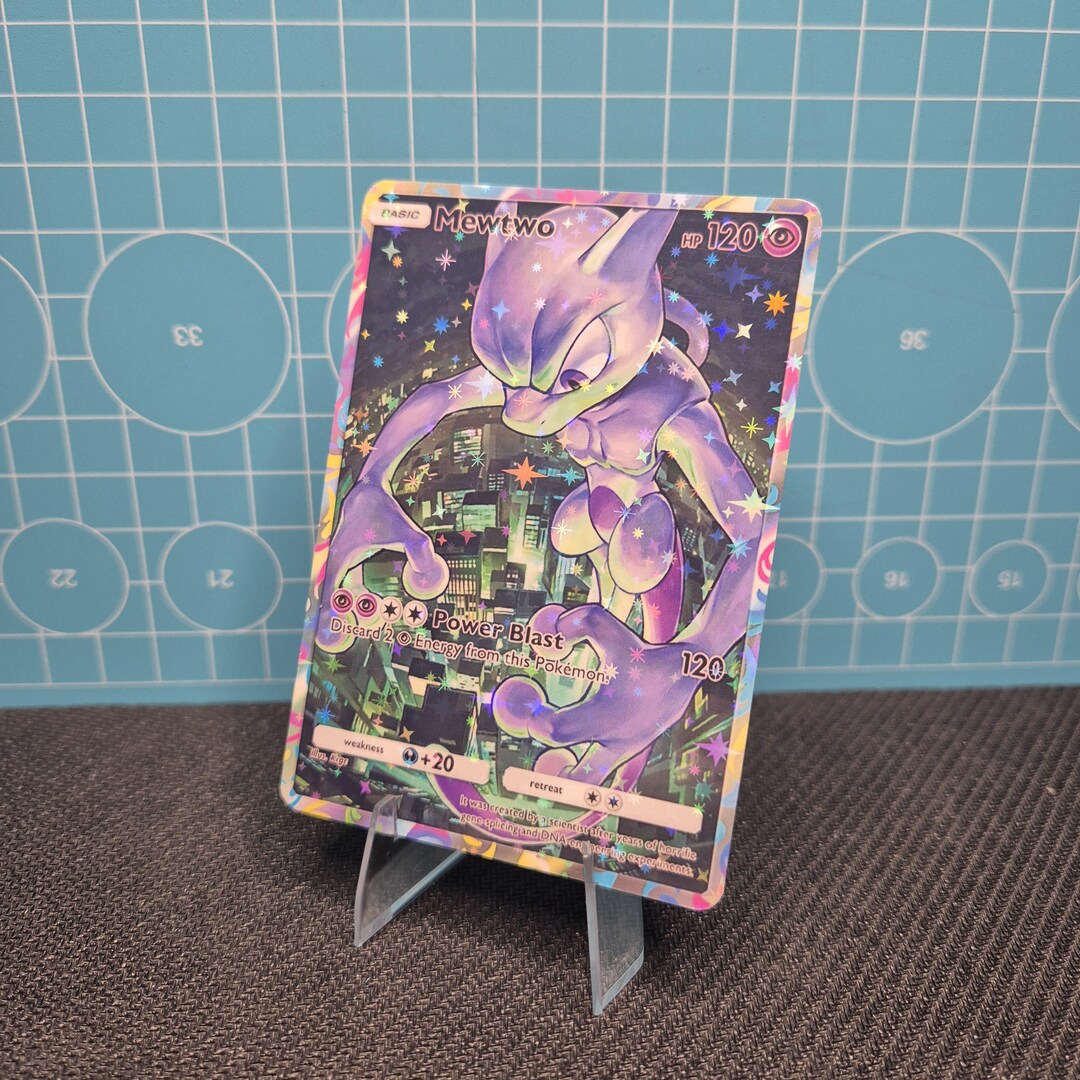 Mewtwo Promo-a 10 / Promo-a / Pokemon Tcg Quality Custom Card - Etsy