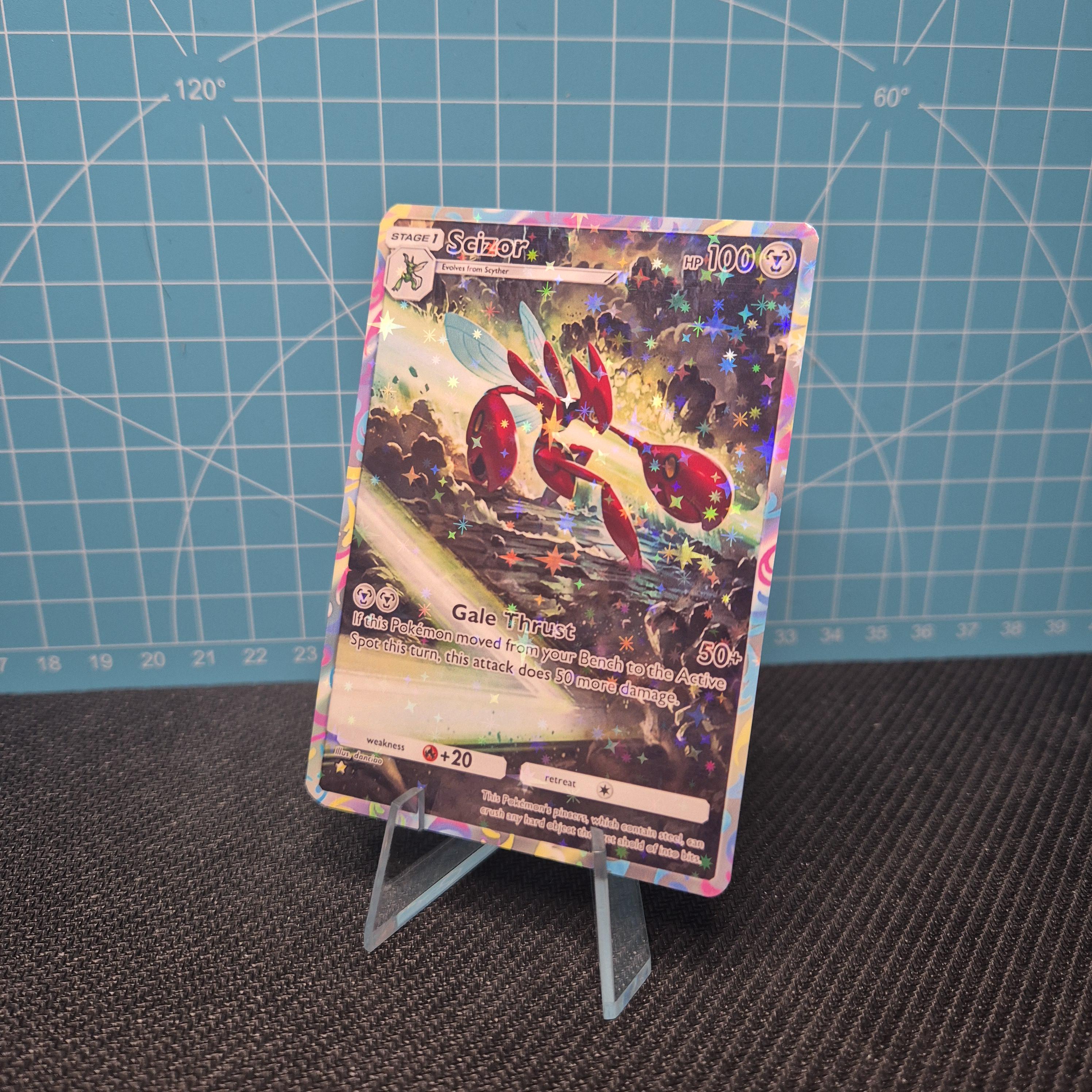 Scizor A4 180 / Wisdom of Sea and Sky / Pokemon Tcg Quality Custom