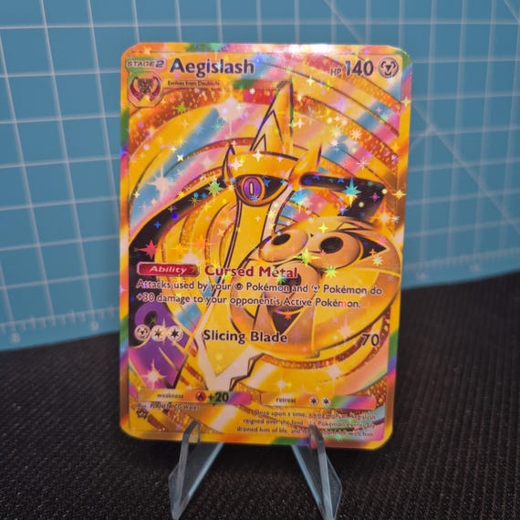 Aegislash EX B1a / Crimson Blaze / Pokemon Tcg Quality Custom Card - Etsy