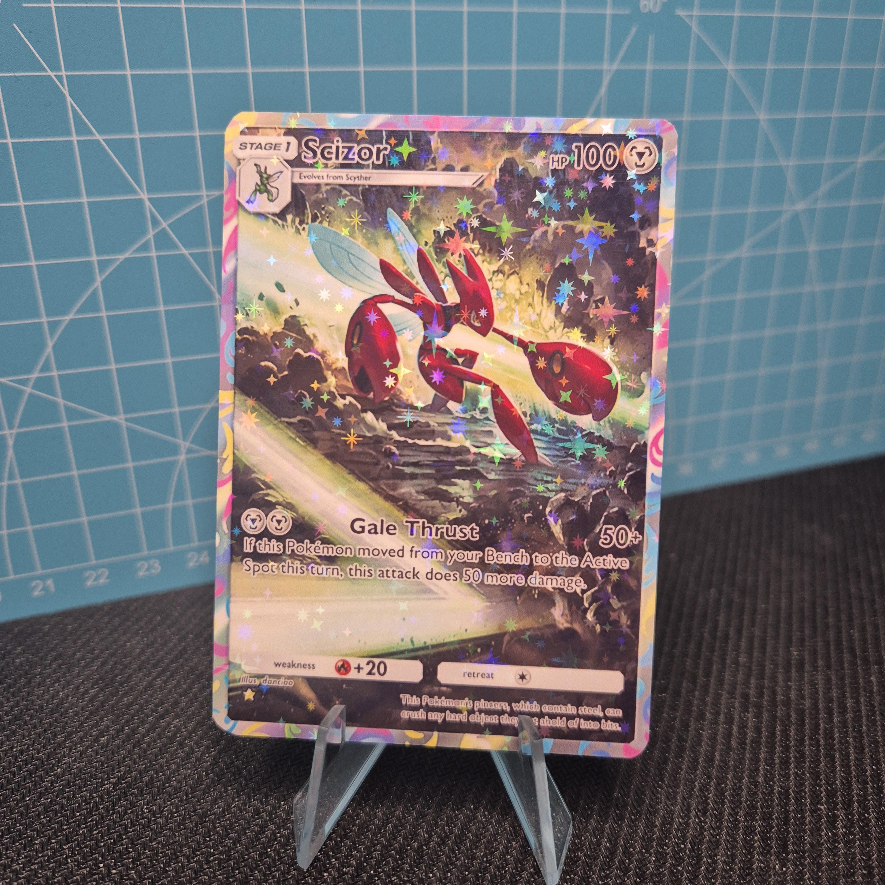 Scizor A4 180 / Wisdom of Sea and Sky / Pokemon Tcg Quality Custom