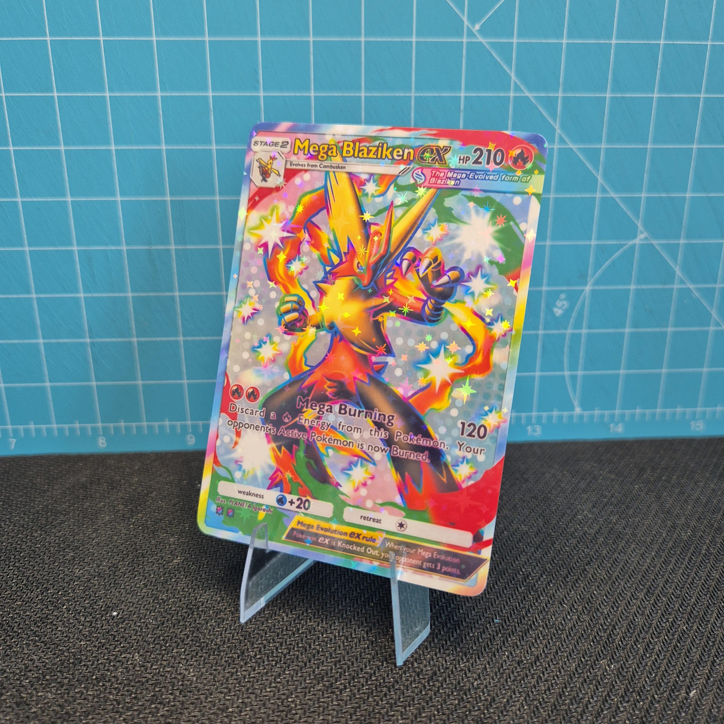 blaziken ex pokemon card Mega Blaziken ex Super Rare  Mega Rising (B1) #254  Pokmon TCG Pocket