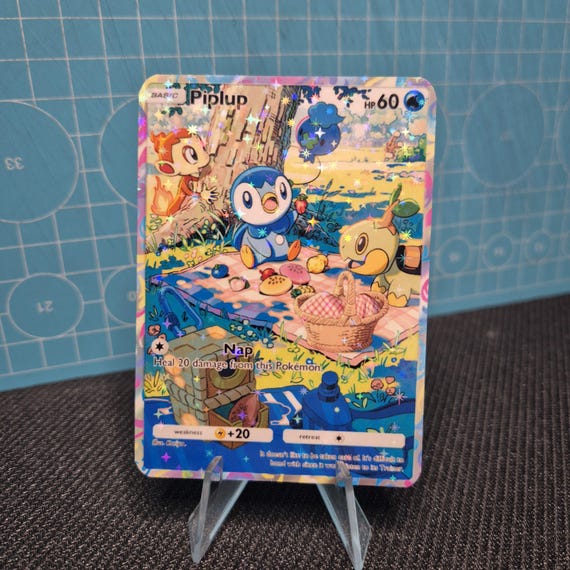 Piplup Promo-A / Promo-A / Pokemon tcg quality custom Card