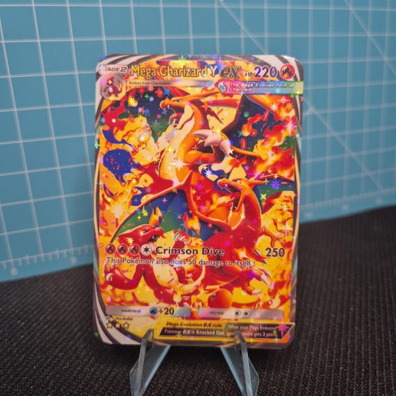 pokemon mega charizard y ex card Mega Charizard ex X & Y Tin Set (ENG) main image 0
