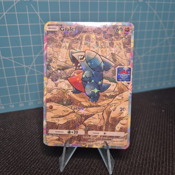 gible pokemon card Trading Game Hidden Fates Shiny Rare SV38 Fighting Gnaw (30) Weakness None None Resistance None None Retreat Cost Gible - Pokémon TCG Pocket