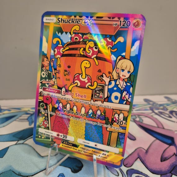 Shuckle EX A4 202 / Wisdom of Sea and Sky / Pokemon Tcg Quality Custom Card  - Etsy