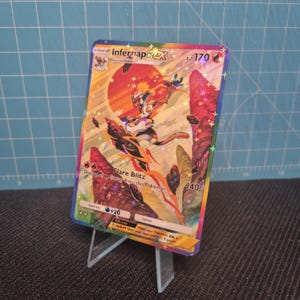 Infernape EX A2 197 / Space-Time Smackdown / Pokemon tcg quality custom Card