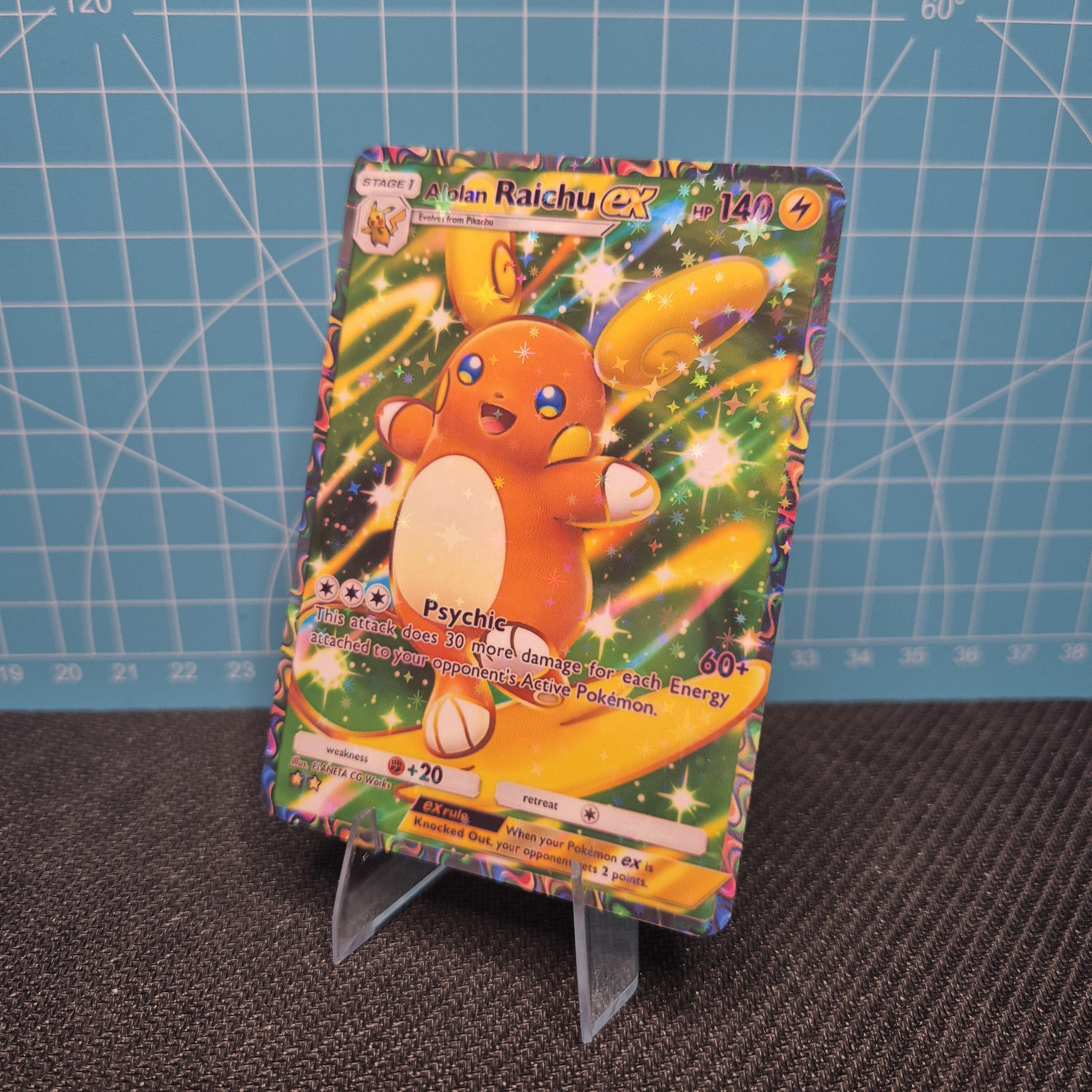 Alolan Raichu Custom Card - Etsy