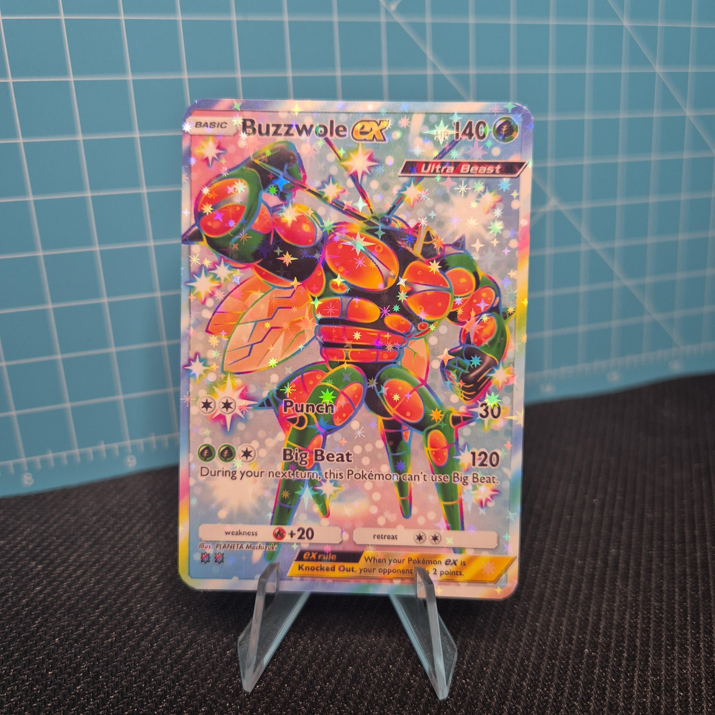 Buzzwole EX B1a / Crimson Blaze / Pokemon Tcg Quality Custom Card