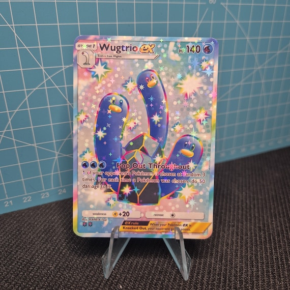 wugtrio ex pokemon card Wugtrio EX A2b / Shining Revelry / Pokemon tcg quality custom Card