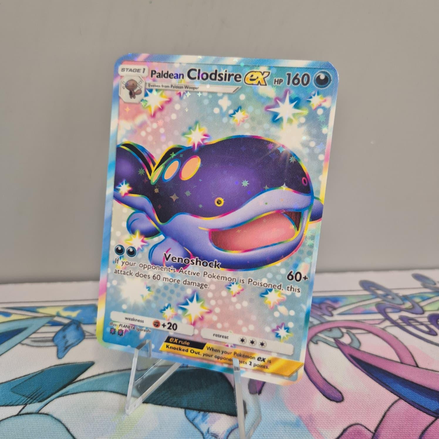 clodsire pokemon card - Paldean ex 244/193 - Paldea Evolved that Pokmon cant retreat Paldean Clodsire ex Shiny Super