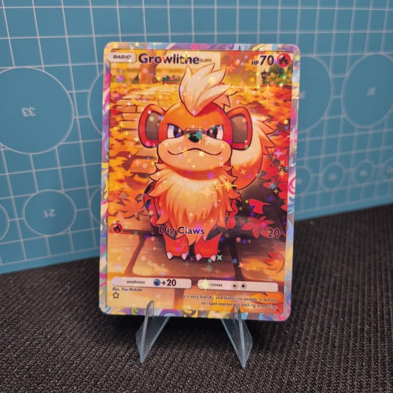 Growlithe B1 / Mega Rising / Pokemon Tcg Quality Custom Card - Etsy Israel Growlithe B1 / Mega Rising / Pokemon Tcg Quality Custom Card - Etsy Israel