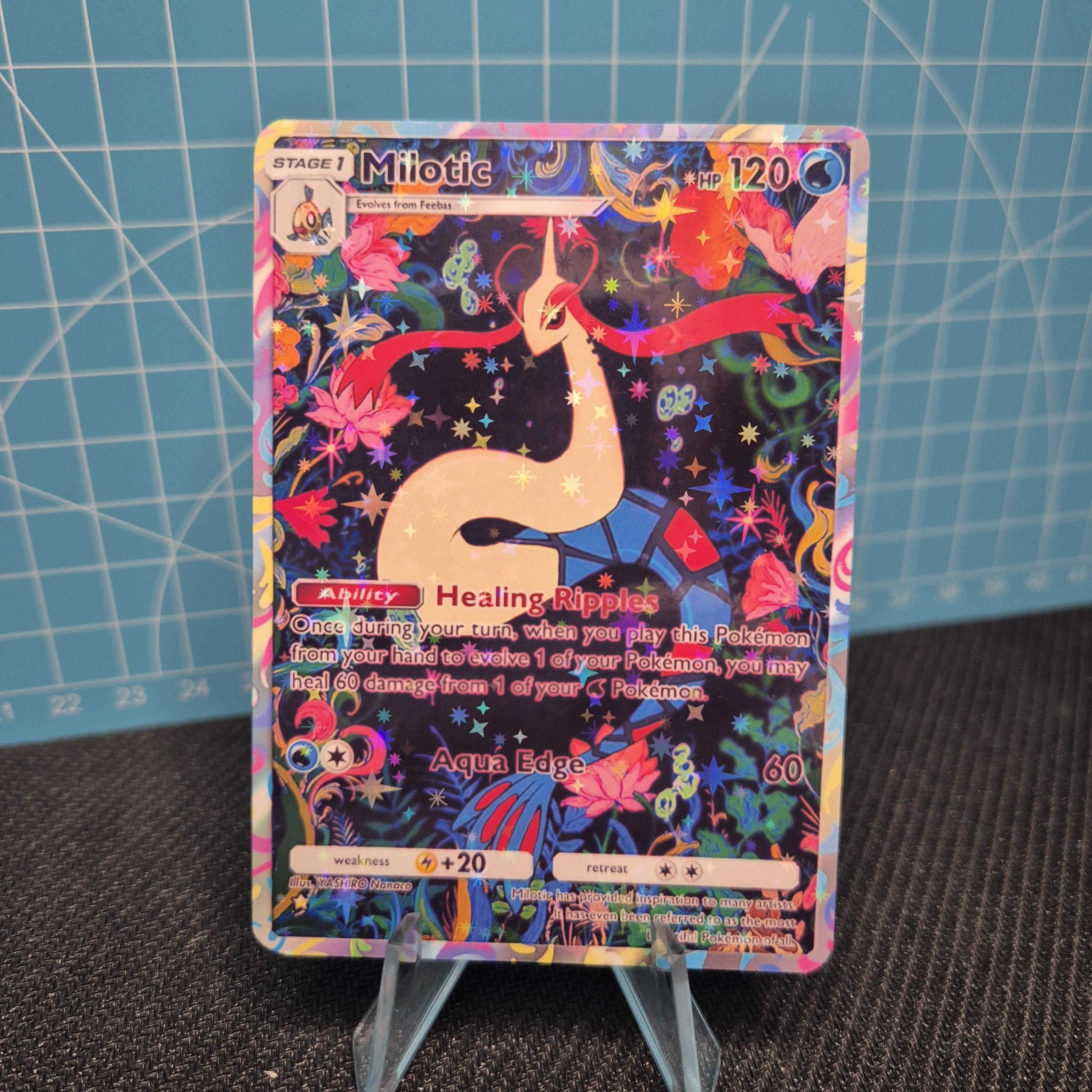 Milotic A4a / Secluded Springs / Pokemon tcg quality custom Card Milotic A4a / Secluded Springs / Pokemon tcg quality custom Card