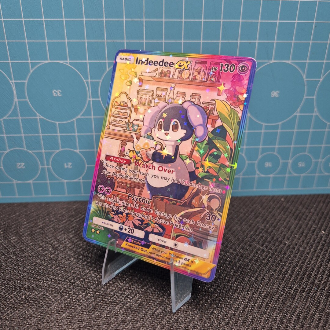 Indeedee EX B1 / Mega Rising / Pokemon Tcg Quality Custom Card - Etsy