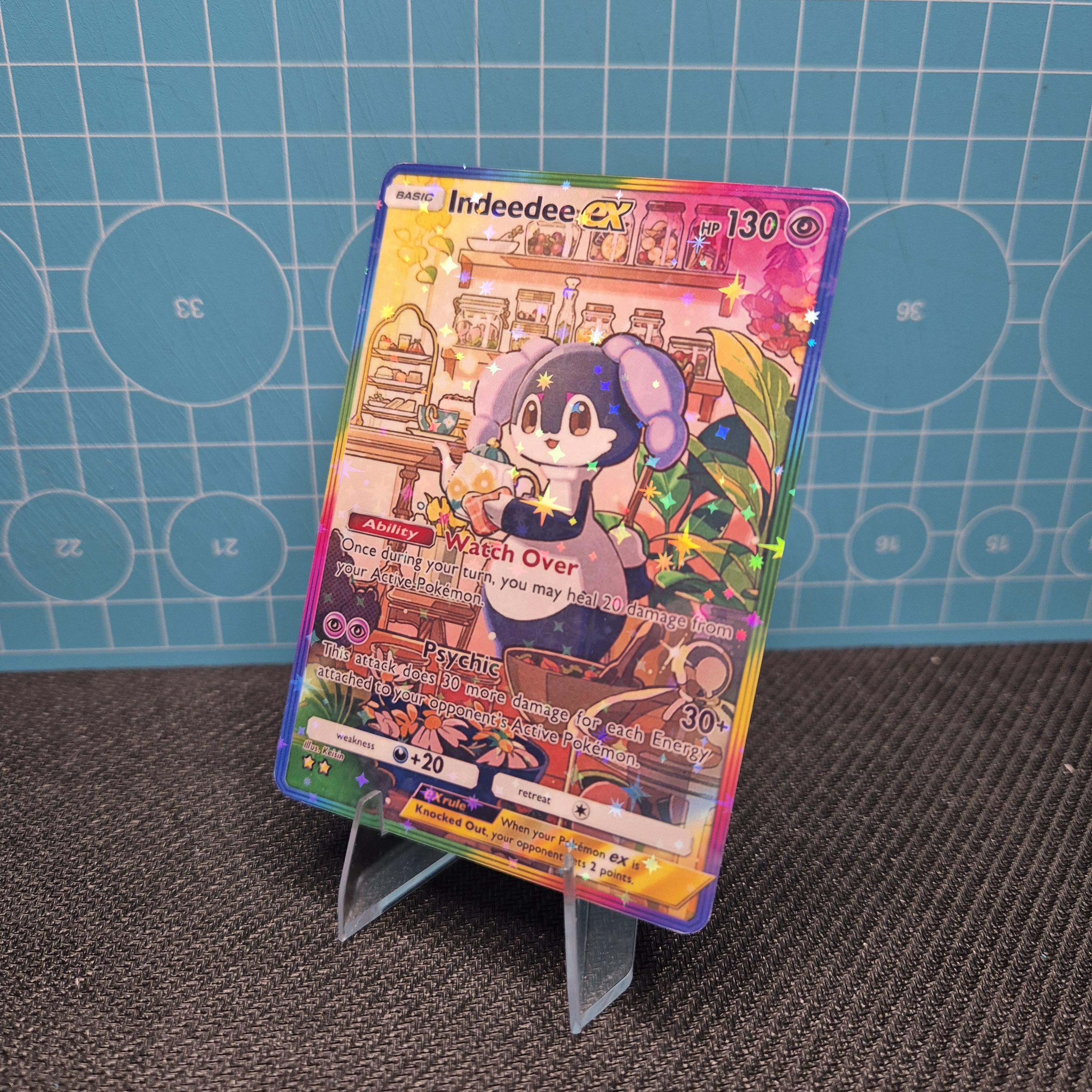 Indeedee EX B1 / Mega Rising / Pokemon Tcg Quality Custom Card - Etsy