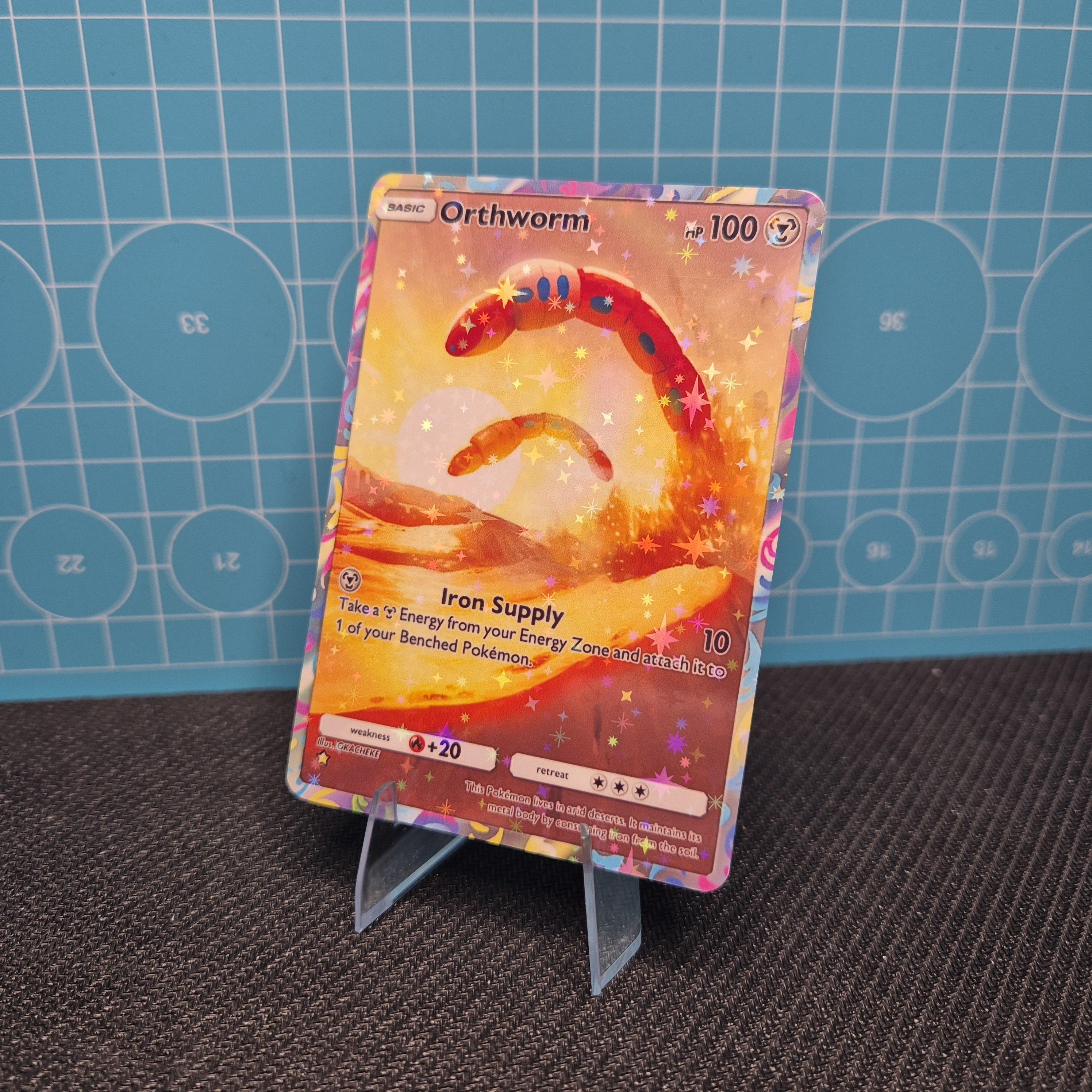 orthworm pokemon card value Reverse - Paradox Rift - PAREN Pokmon 138/182 it gets +100HP Orthworm ex - 110/142 -