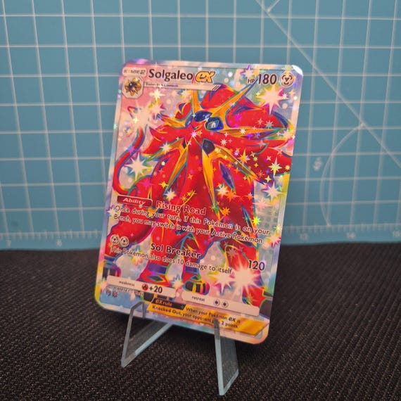 Solgaleo EX B1a / Crimson Blaze / Pokemon Tcg Quality Custom Card - Etsy Hong Kong Solgaleo EX B1a / Crimson Blaze / Pokemon Tcg Quality Custom Card - Etsy Hong Kong