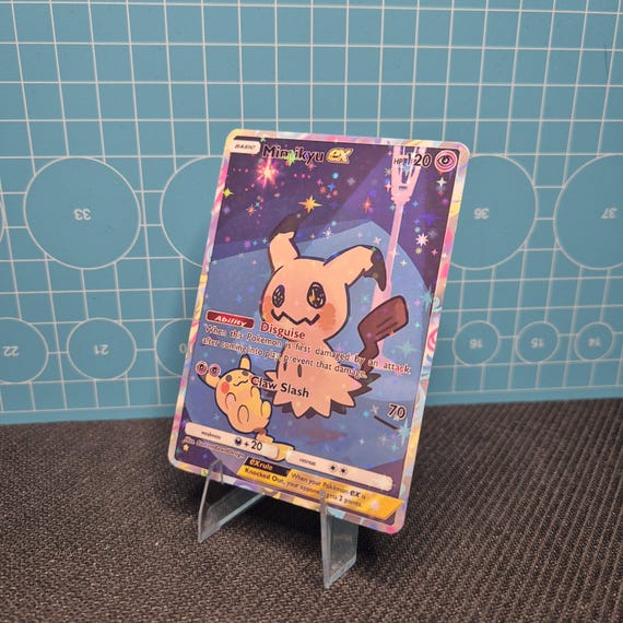 mimikyu ex pokemon card Mimikyu EX / Custom Card / Pokemon tcg quality custom Card