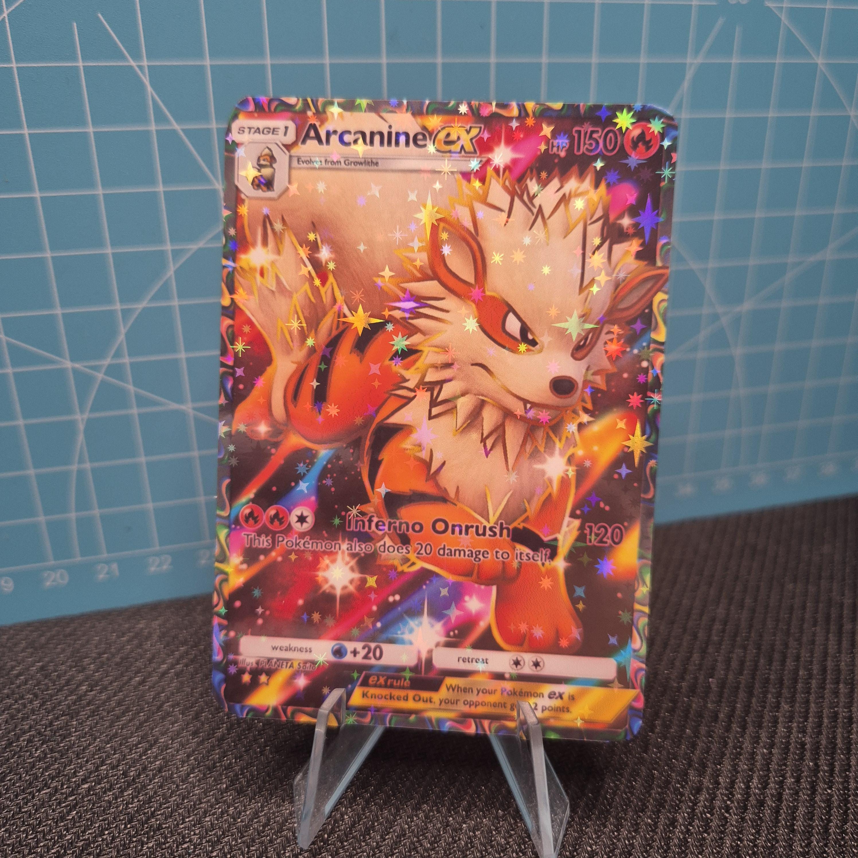arcanine pokemon card ex Arcanine EX A1 254 / Genetic Apex / Pokemon Tcg Quality Custom Card