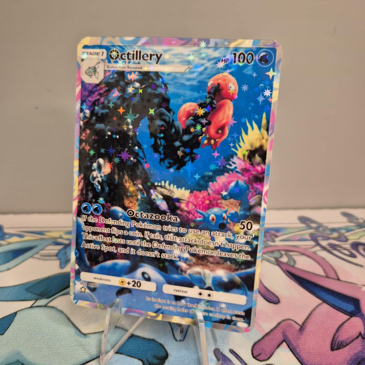 Octillery A4 169 / Wisdom of Sea and Sky / Pokemon Tcg Quality