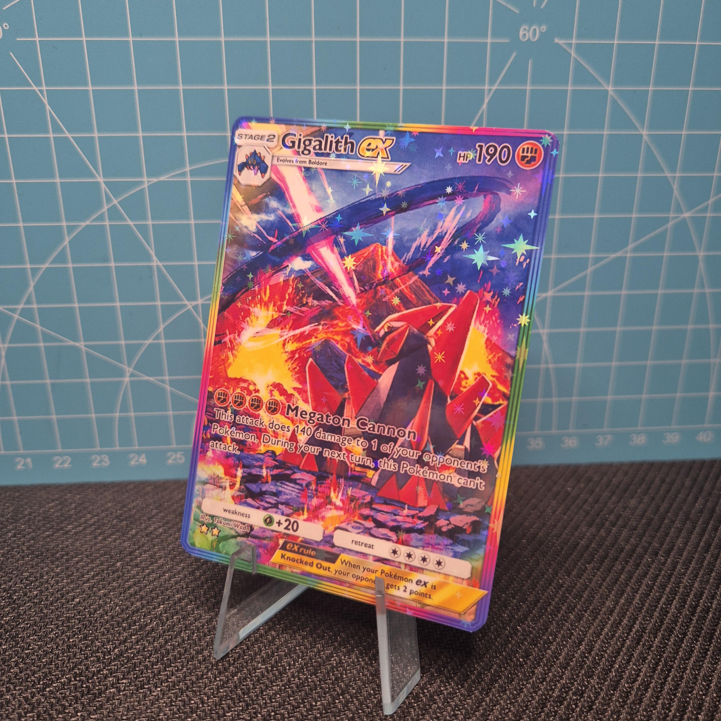 pokemon card gigalith Gigalith - 129/086 129 - SV White Flare Holofoil