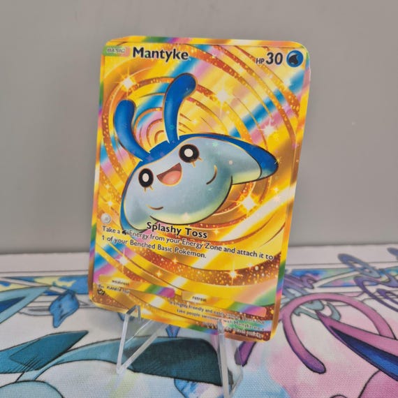 how many mantyke pokemon cards are there Mantyke Illustration Rare Paradox Rift 189/182, NM Pokemon Card main image 0
