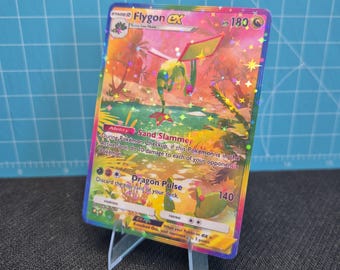 Flygon EX B3 / Pulsing Aura / Pokemon tcg quality custom Card