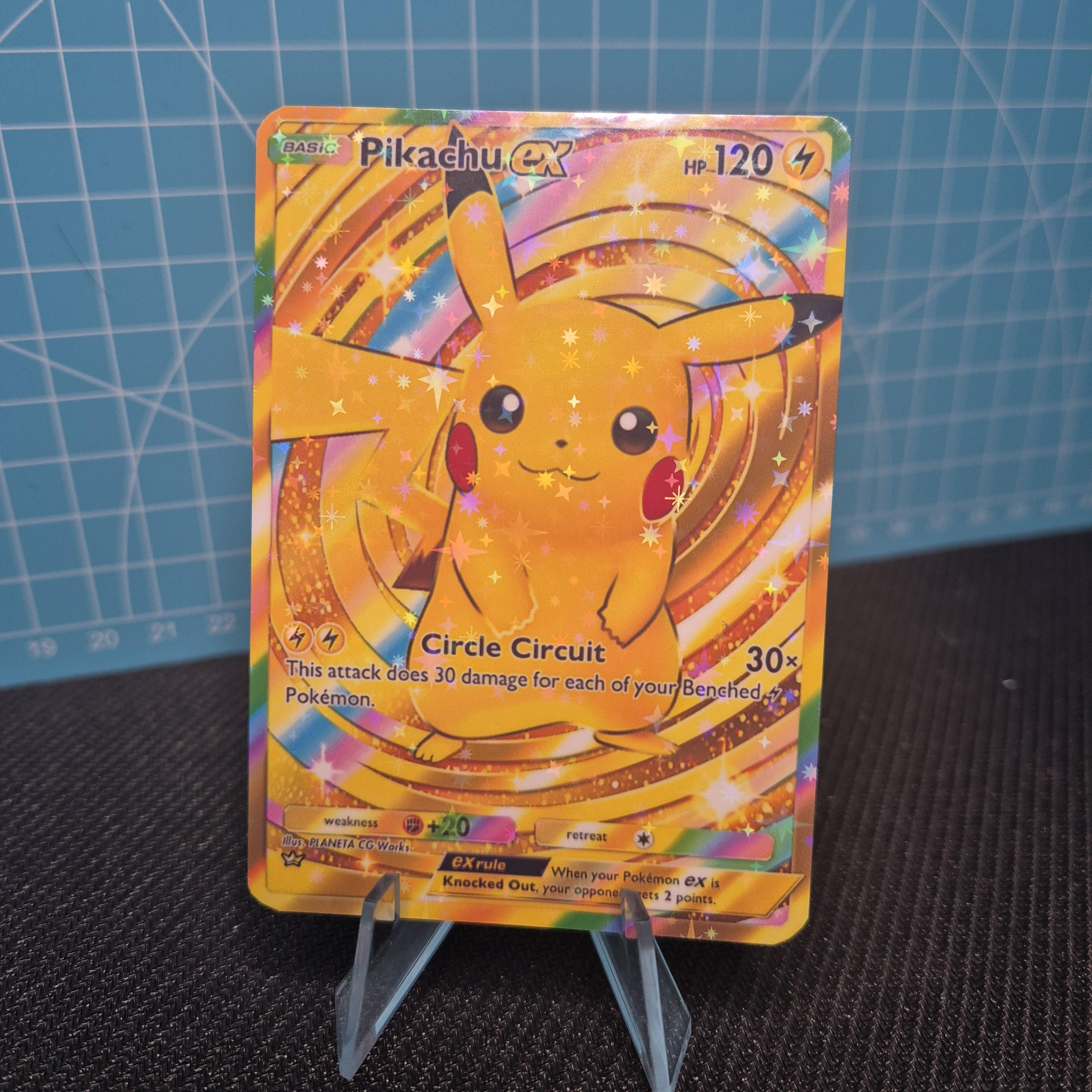 Pikachu EX A1 285 / Genetic Apex / Pokemon Tcg Quality Custom Card