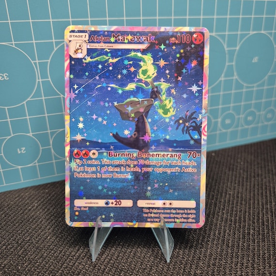 Alolan Marowak A3 160 / Celestial Guardians / Pokemon Tcg Quality Custom Card - Etsy Alolan Marowak A3 160 / Celestial Guardians / Pokemon Tcg Quality Custom Card - Etsy